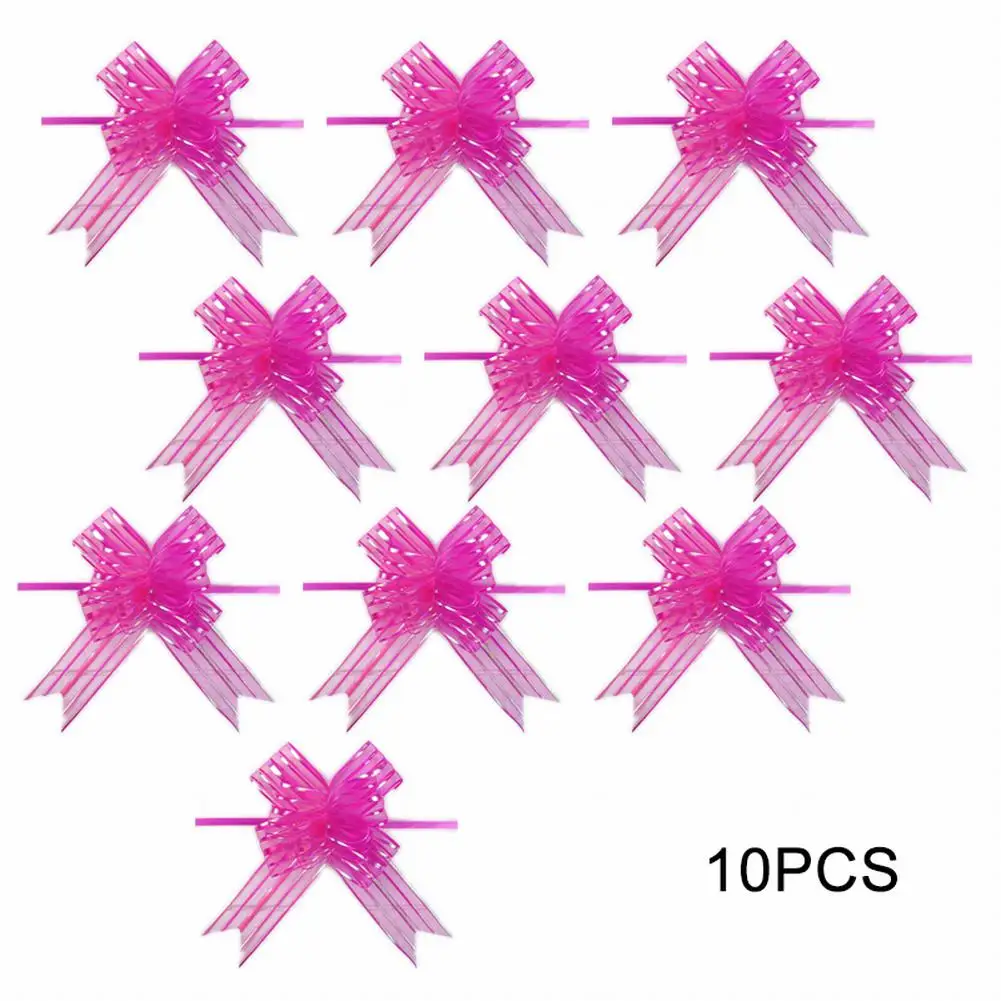 

Wrap Ribbon Pull Bows Party Decor Packing Christmas Gifts Decoration Festive Wedding Decoration Artificial Plants