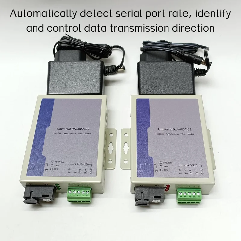 1 пара SC двунаправленный 485 оптоволоконный медиаконвертер трансивер RS485