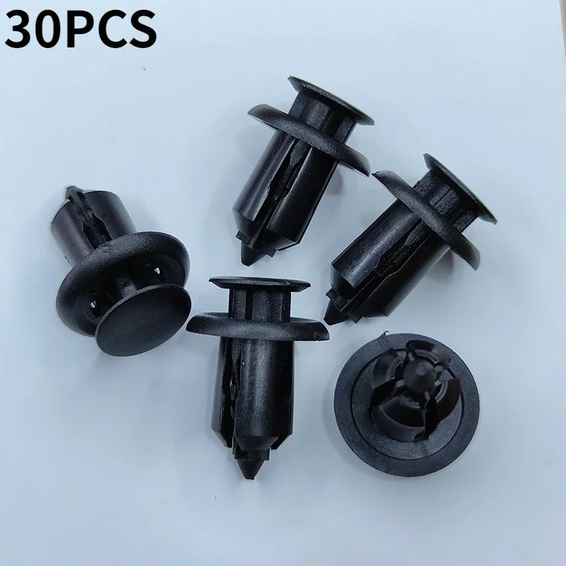 

20/30 шт. пластиковые зажимы для бампера для Mazda Cars-передняя часть GD7A50EA1, накладка на задний бампер, решетка, заклепки, накладки, автозастежки