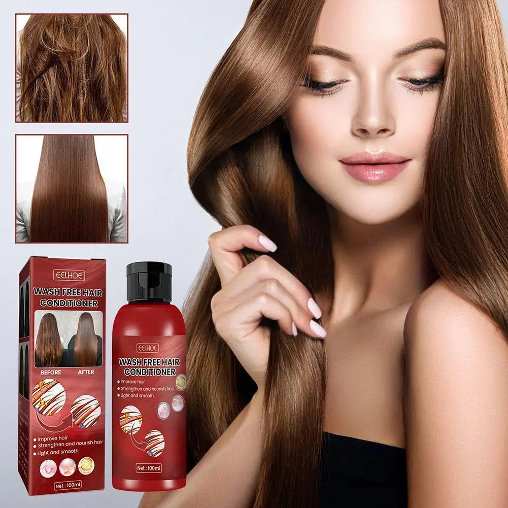

30ml Instant Effect Hair Care Lotion Frizz Control Repair Conditioner Hair Damaged Moisturiz Dry Styling Enhancer Curling D N6X7
