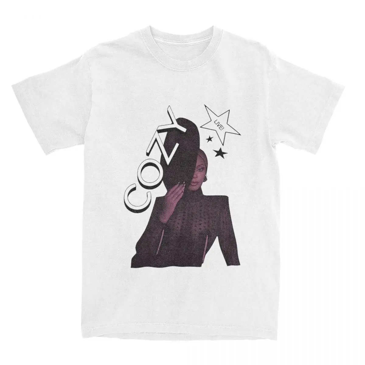 Мужская футболка с коротким рукавом и круглым вырезом из натурального хлопка