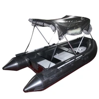 gts330 go boat 0 9mm pvc inflatable fishing boats fishing luxury yacht with sunshade or tent optional accessories