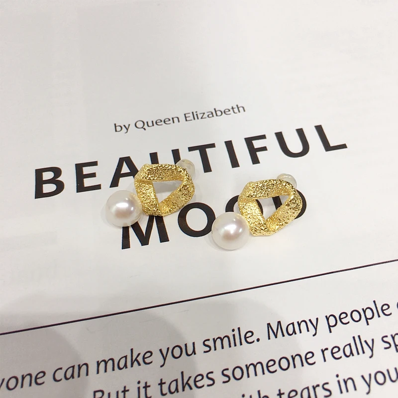 ZHBORUINI 2024 новые серьги с натуральным пресноводным жемчугом женские изысканного