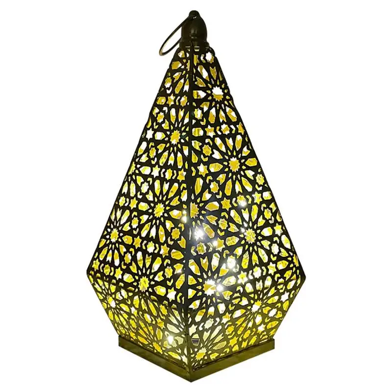 

Decorative Lantern Boho Retro Table Lamp Romantic Lanterns Decorative Projection Light For Party Home Bedroom Decor