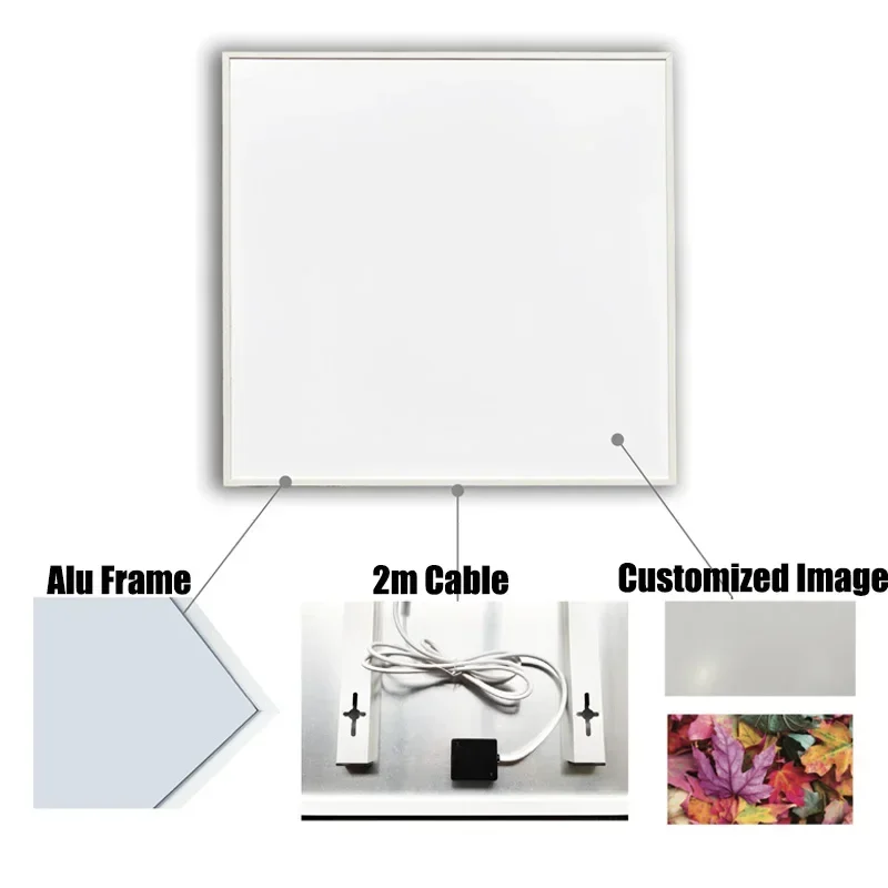 IC-600W Далекая инфракрасная нагревательная панель 1000*600 мм Углеродный кристалл