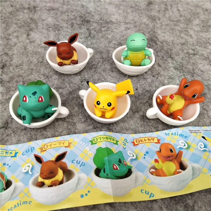 5 шт./набор, куклы в виде покемона