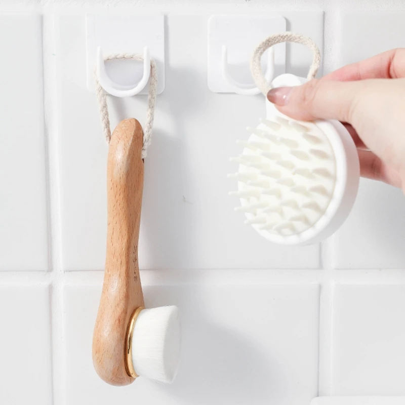 2 шт. держатель для занавесок душа самоклеящаяся наклейка на телескопическую