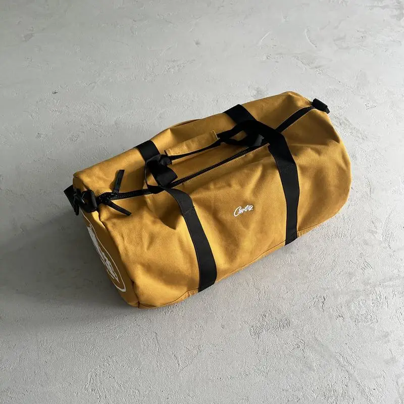 

Corteiz Alcatraz Duffle-Yellow Duffle Large Capacity Handbag Men's Outdoor Camping Storage Bag Travel Tote Fishing Gear Pack