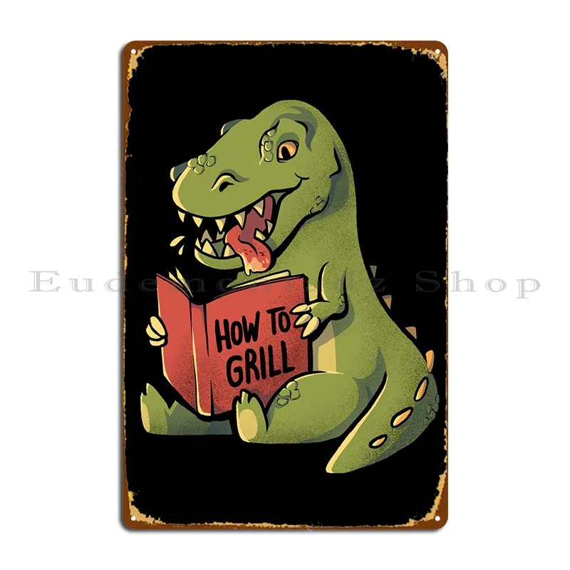 

How To Grill Metal Sign Retro Garage Club Customized Retro Tin Sign Poster