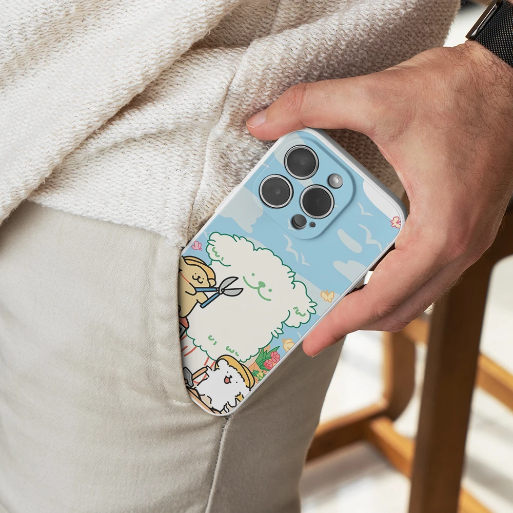 Чехол для телефона с изображением супер милого щенка IPhone 15 14 13 Pro Max