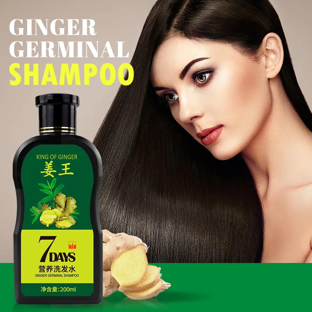 Ginger King Shampoo Hair Roots Strong Anti-breakage Hair Hydration Soft and Smooth Nourishing Shampoo