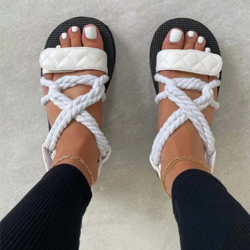 

Shoes Women Sandals Summer Fashion Sandals Woman Open Toe Sandals Ladies Breathable Zapatos De Mujer Comfortable Female Footwear