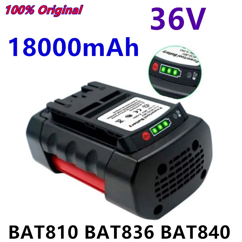

2022 Batterien Lithium-Ionen für BOSCH 18000mAh 36V Li-Ion Akku BAT810 BAT836 BAT840 GBH36V-LI Power Tools
