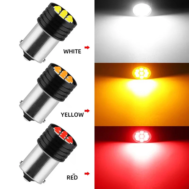 

2PCS 1156 1157 LED Bulb Car Brake Light Auto Backup Reverse Lamp Turn Signals Light Highlighting Taillight