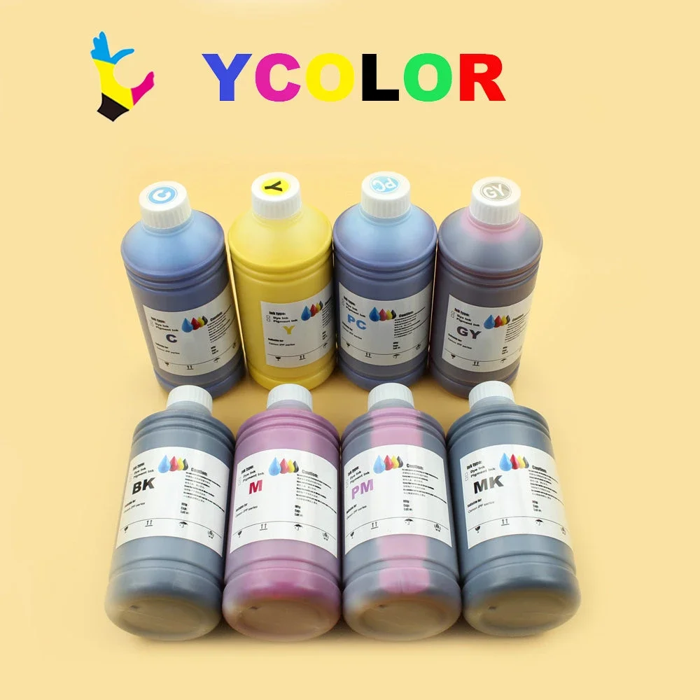 1000ML/Bottle 8 color/lot Dye ink cartridge for Canon PFI 106 8106 cartridge for Canon IPF 6400S 6410S 6300S printer