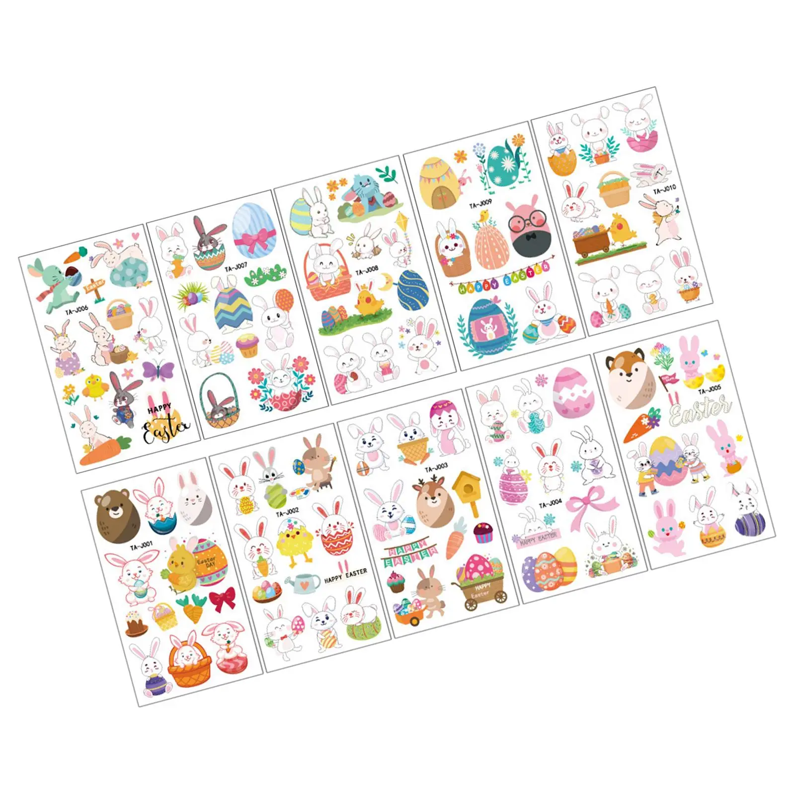 

Easter Temporary Stickers Costume Accessory Easter Bunny for Easter Partys