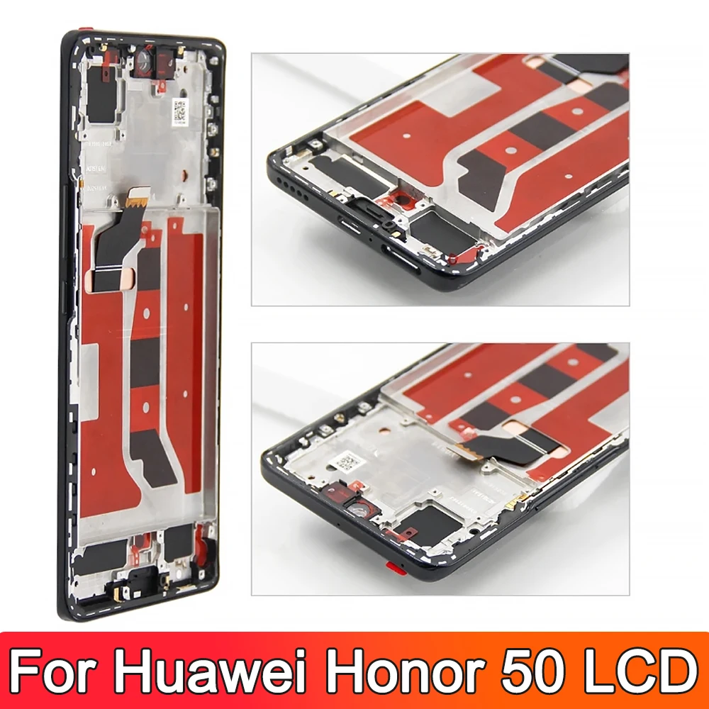 Для HUAWEI 6 57 ''Honor 50 для Honor50 NTH-AN00 NTH-NX9 ЖК-дисплей сменный преобразователь