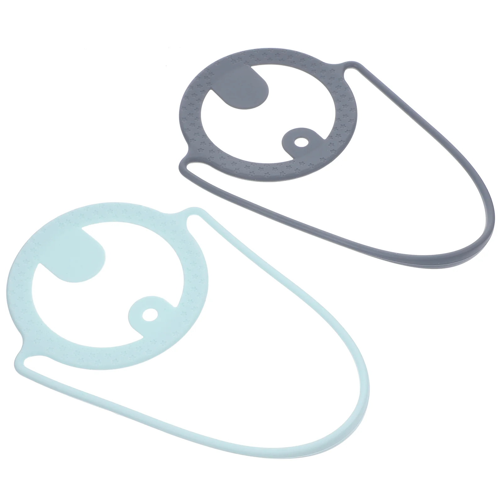 

2 Pcs Webbing Buckle Baby Bottle Holder Milk Tea Cup Carry Straps Silicone Coffee Handheld Belts Silica Gel Carrying Hand-held