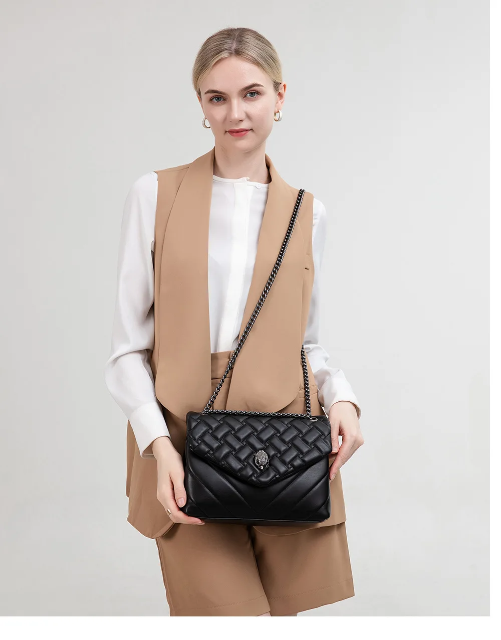 Новая сумка Lingge с головой орла вместительная модная универсальная Повседневная