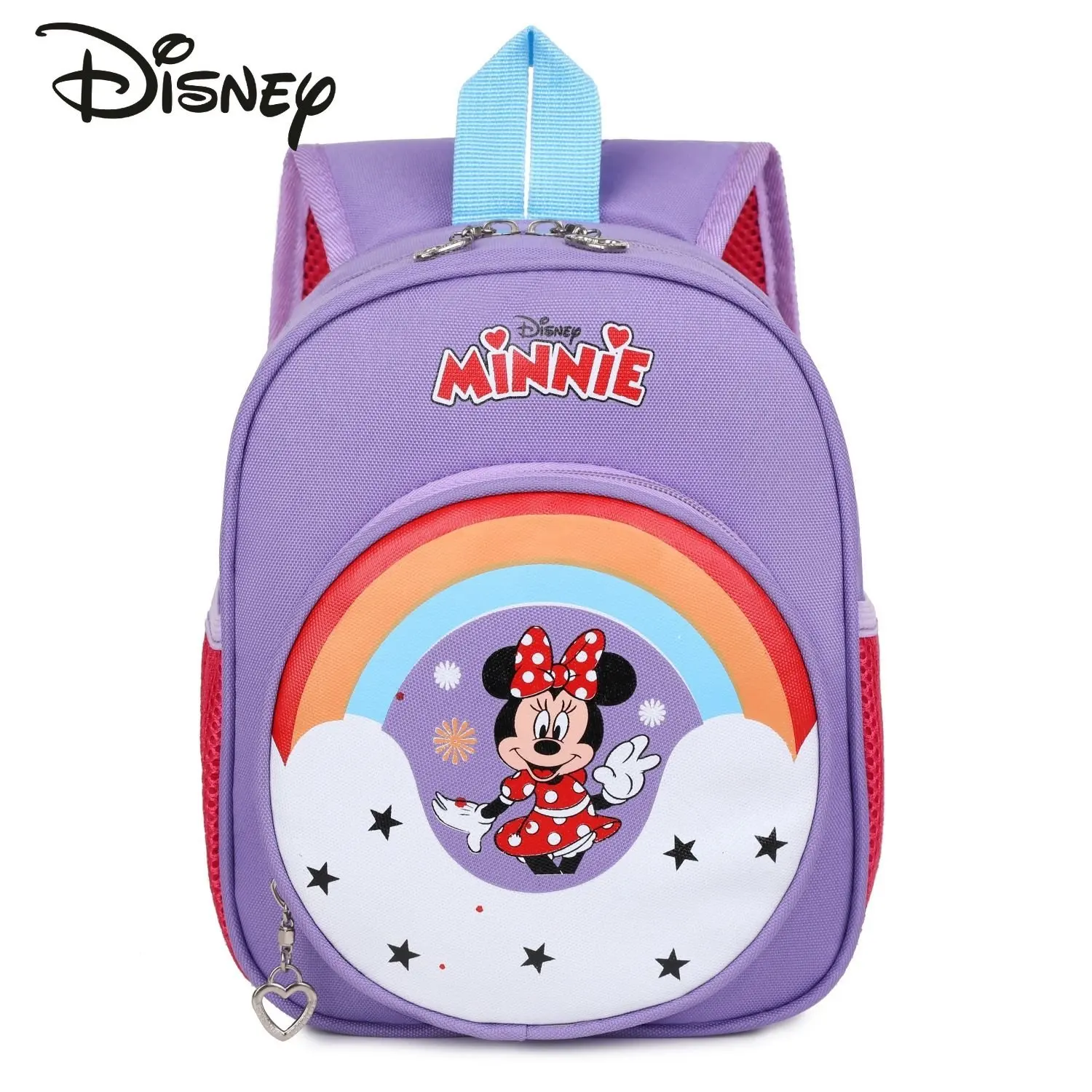 Disney Minnie New Fashion Children's School Bag High Quality Cartoon Student Backpack Large Capacity Casual Girls Backpack