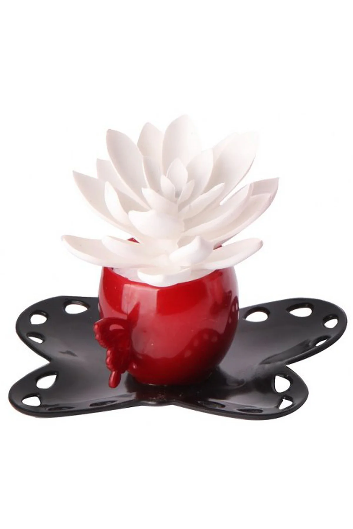 

Butterfly Detailed Mica Plug Decorative White Artificial Flower 9,5 cmAnime, Genshin Effect, Stickers, One Piece, home Decor