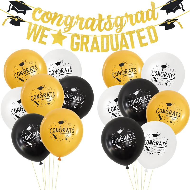 

Graduation Balloon Congratulation Graduation Party Decoration Congrats Grad Paper Garland Banner Class of 2022 Photo Booth Props