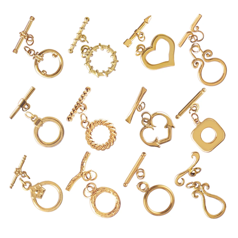 

3pcs Quality Stainless Steel OT Toggle Clasp Buckle Connector Fastener Handmade Necklace Bracelet DIY Jewelry Making Findings