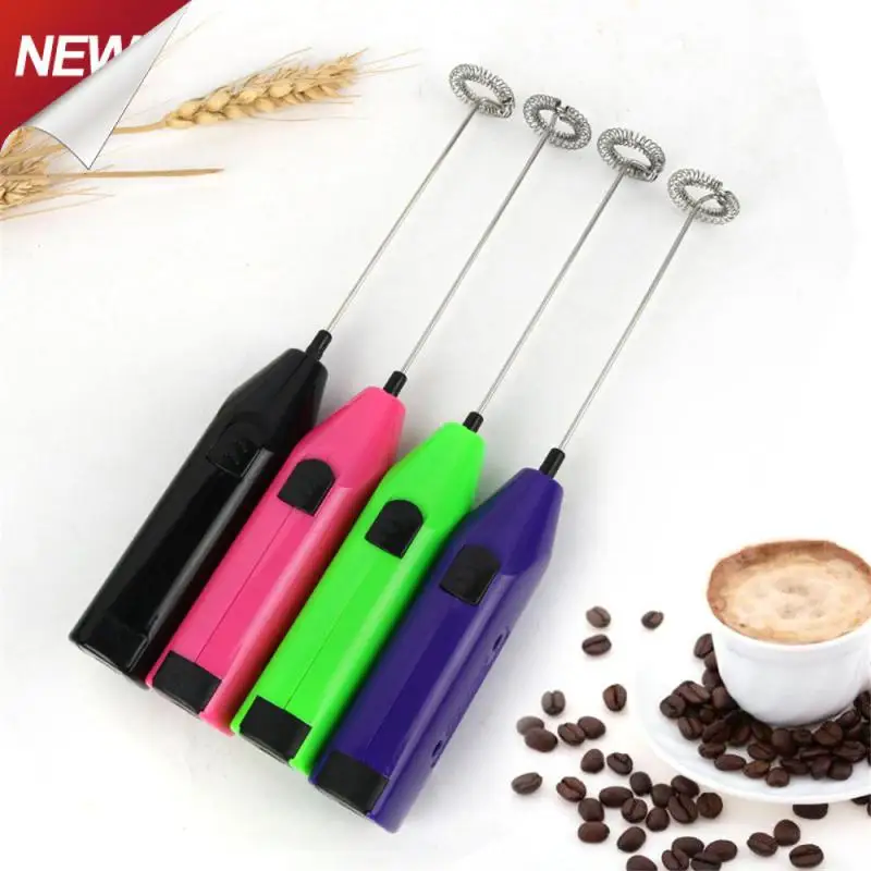 

Green Whisk Efficient Milk Frother Egg Whisk Beverage Stirrer Convenient Purple Coffee Stirring Electric Stirring Rod Black