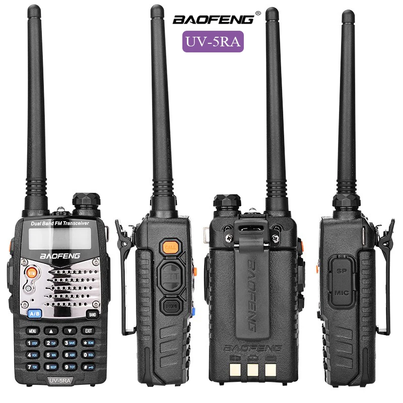 

Baofeng UV-5RA Walkie Talkie Portable Ham Transceiver Dual 136-174 MHz 400-520 MHz CB Two-Way Radio Station UV5RA Walkie-Talkie