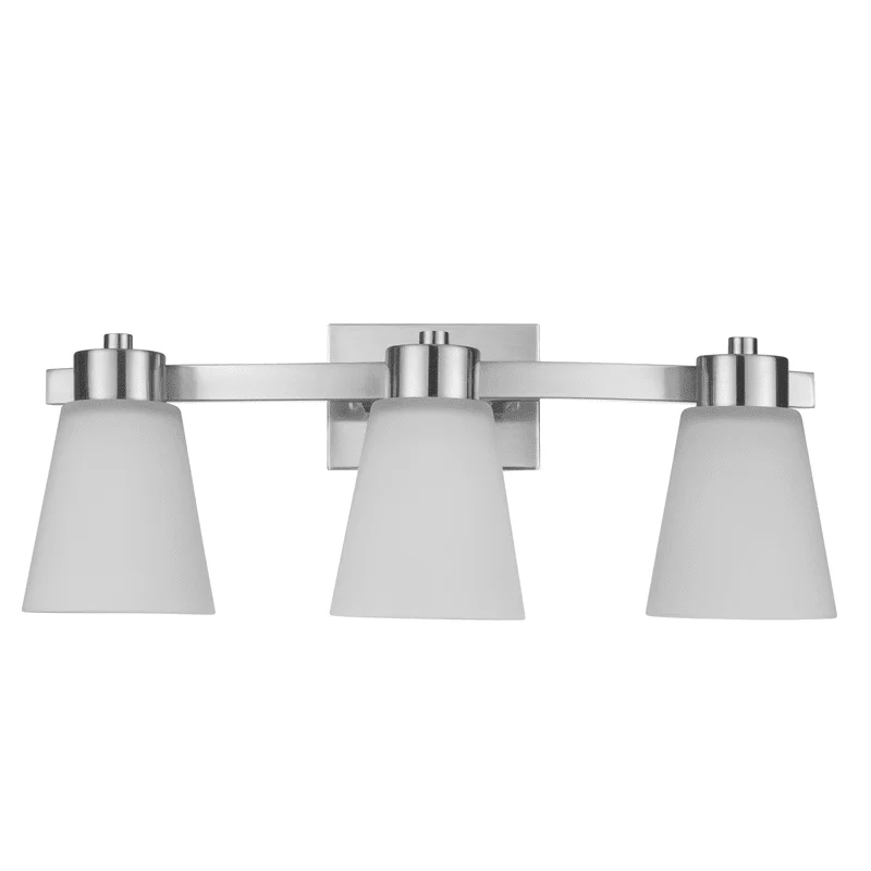 

Three Light Vanity in Brushed Nickel