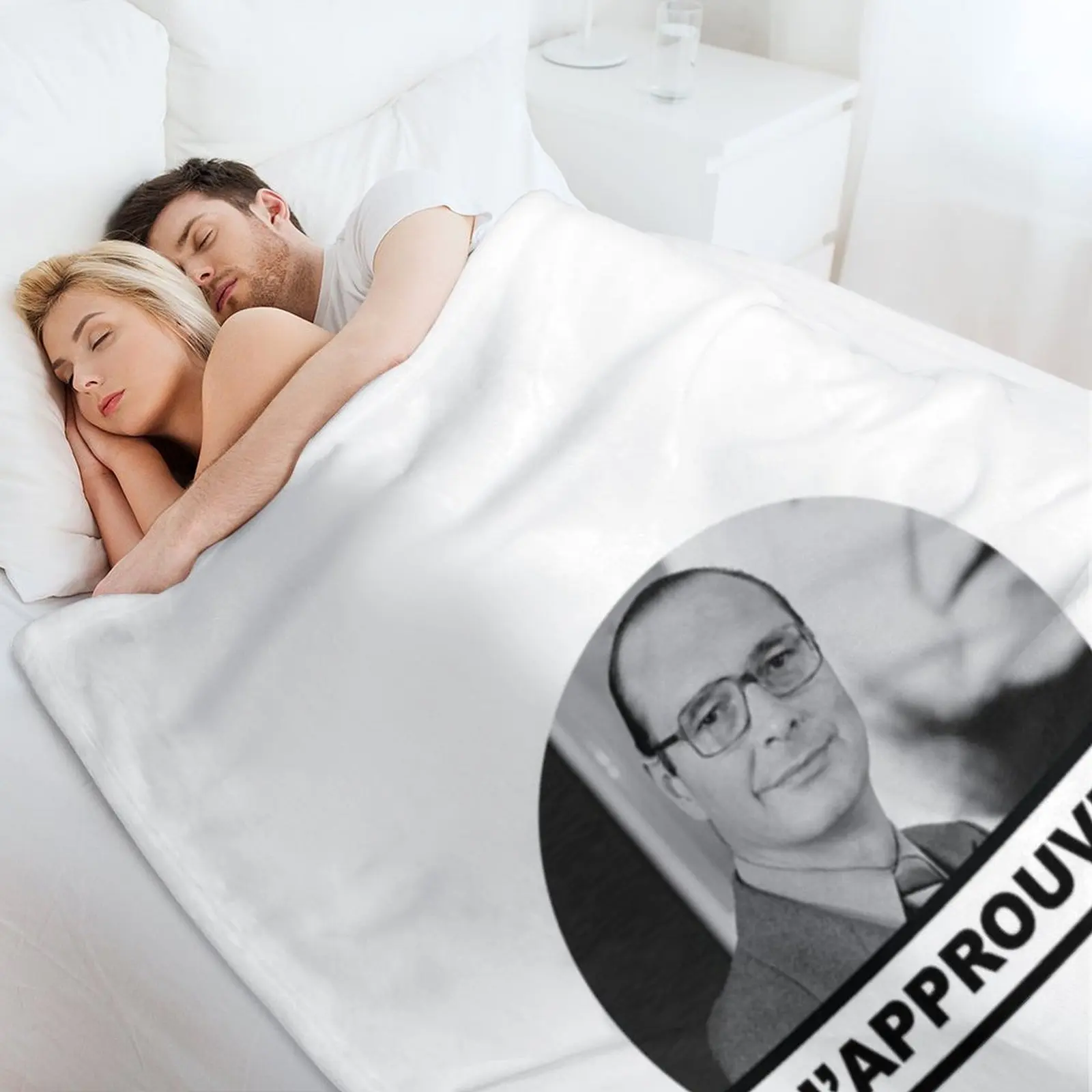 Новый Jacques Chirac я согласеню французский суг плед фланелевое одеяло в клетку одеяла