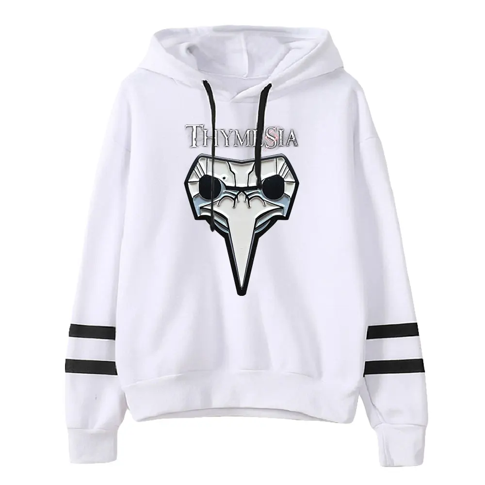 Thymesia Game Unisex Pocketless Parallel Bars Sleeves Sweatshirts Women Men Hoodie Casual Style Harajuku Clothes