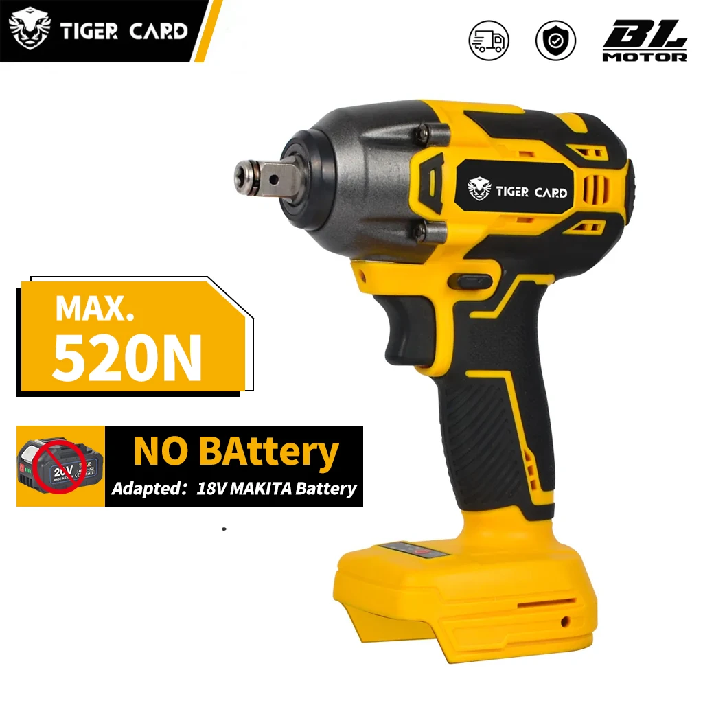 

Гайковерт ударный бесщеточный аккумуляторный, 1/2 дюйма, Н · м