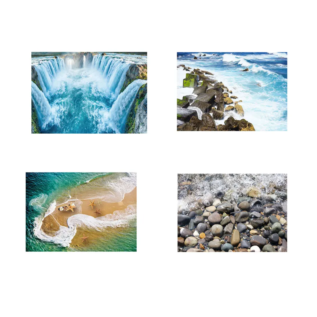 

Настенная Наклейка на пол в ванной комнате, водостойкая ПВХ-наклейка для плитки, домашний декор для детской гостиной, художественная наклей...