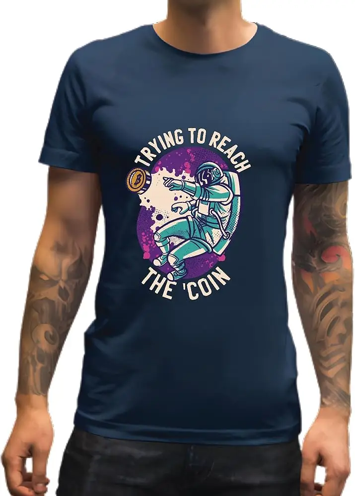 Биткоин подарок для любителей космоса пытающихся достичь Дизайна монеты