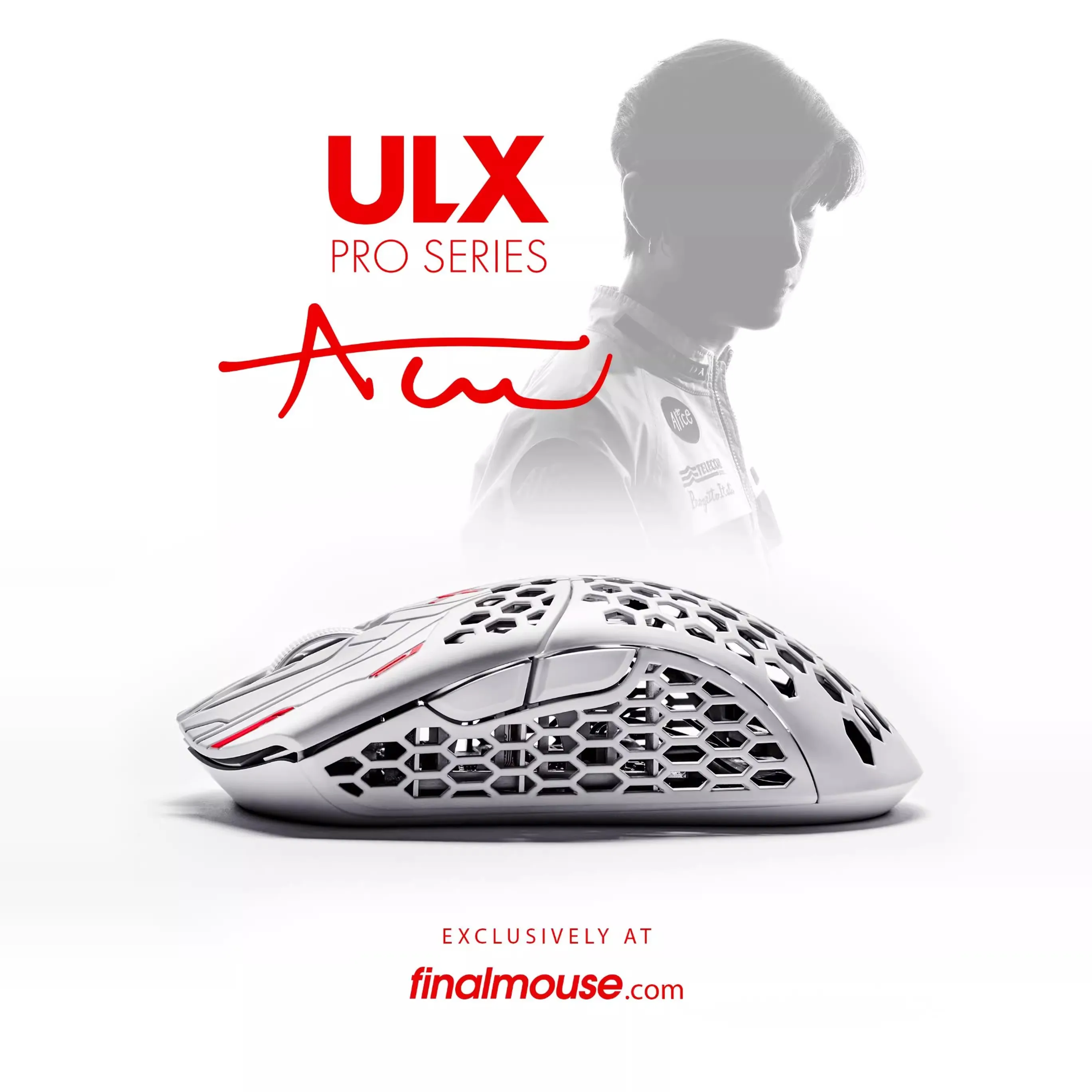 Игровая мышь Finalmouse Ulx-Pro 2 мыши 4 ГГц беспроводная 8k Omron Switch Paw3395 29g легкая геймерская