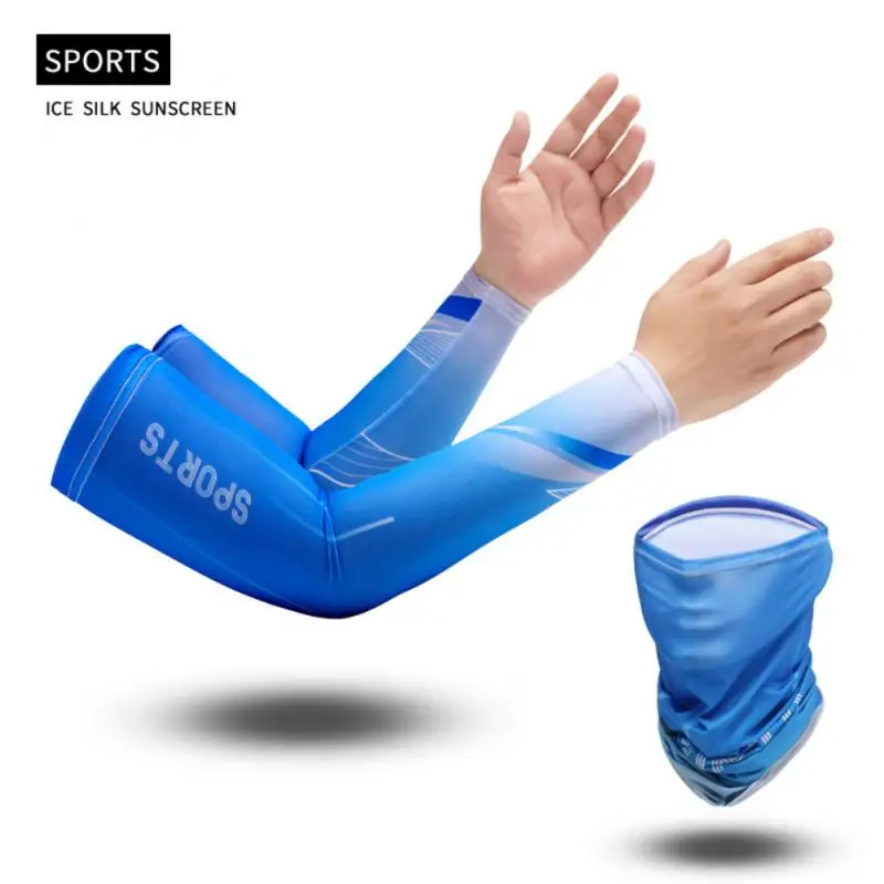 

Men Women Arm sleeves Sun Protective Running cycling Arm Cover Thumb Basketball Elbow Pad Fitness Outdoor Sports Warmer