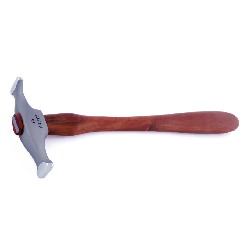 Фото Молоток Fretz HMR-403 Super-Small Narrow Raising Hammer с двумя плоскими узкими поверхностями для текстурирования и выравнивания ювелирных изделий, полых форм и колец №1