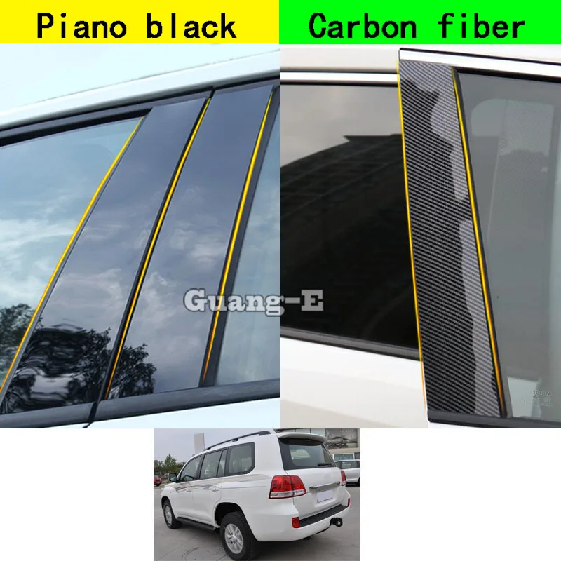 

Для Toyota LAND CRUISER LC200 2010 2011 2012 2013 2014-2020, автомобильный поликарбонатный материал, столбик, крышка, дверная отделка, оконная литьевая наклейка