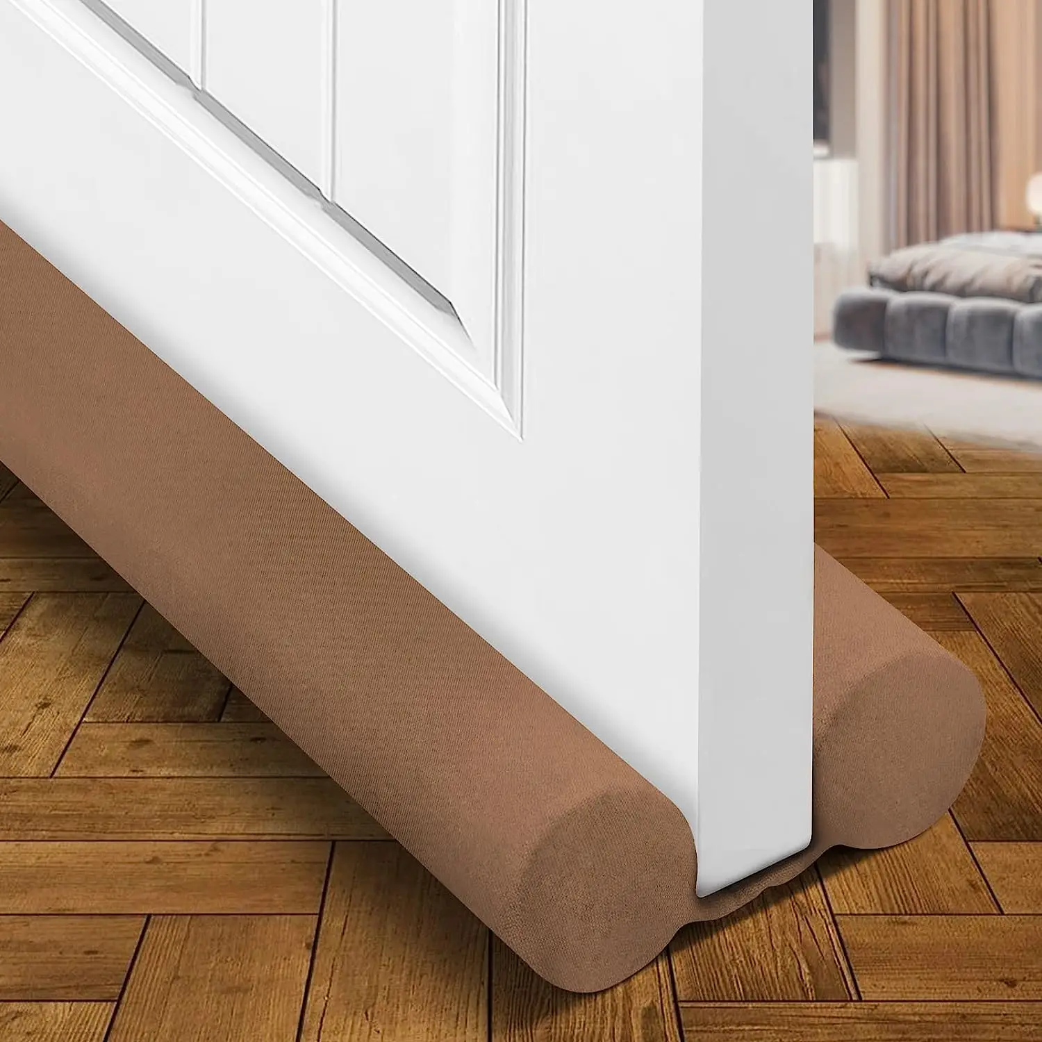 

Windproof Seal Strip Draught Excluder Stopper Door Bottom Guard Double Protector Doorstop Dust-proof Blocker Sealer Soundproof