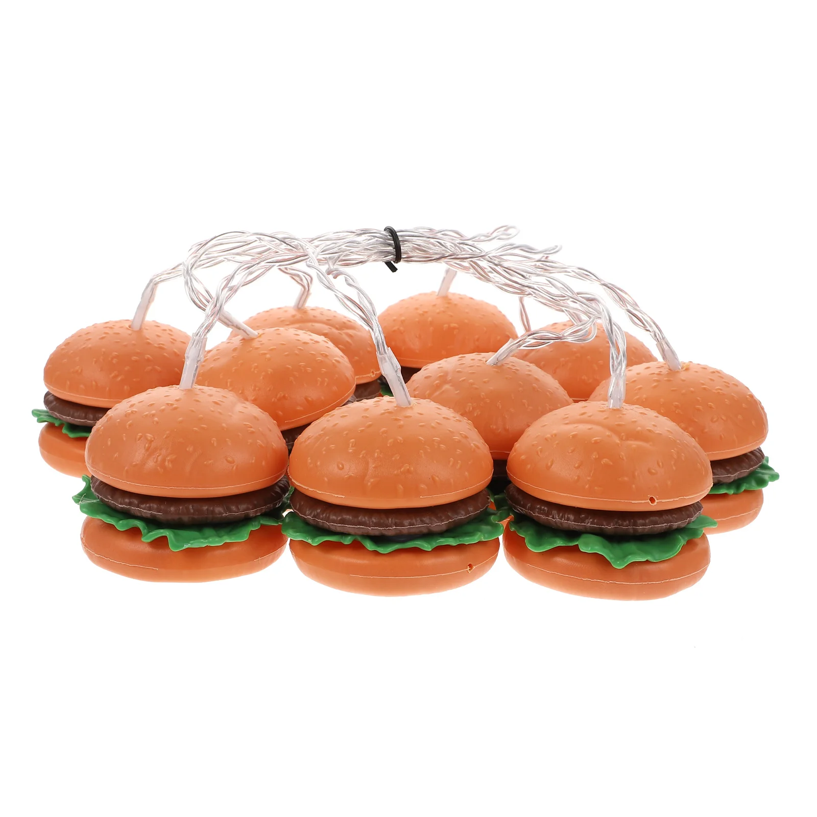 

Miniture Decoration Burger String Lights Holiday Decorative Lamp Fashion Plastic