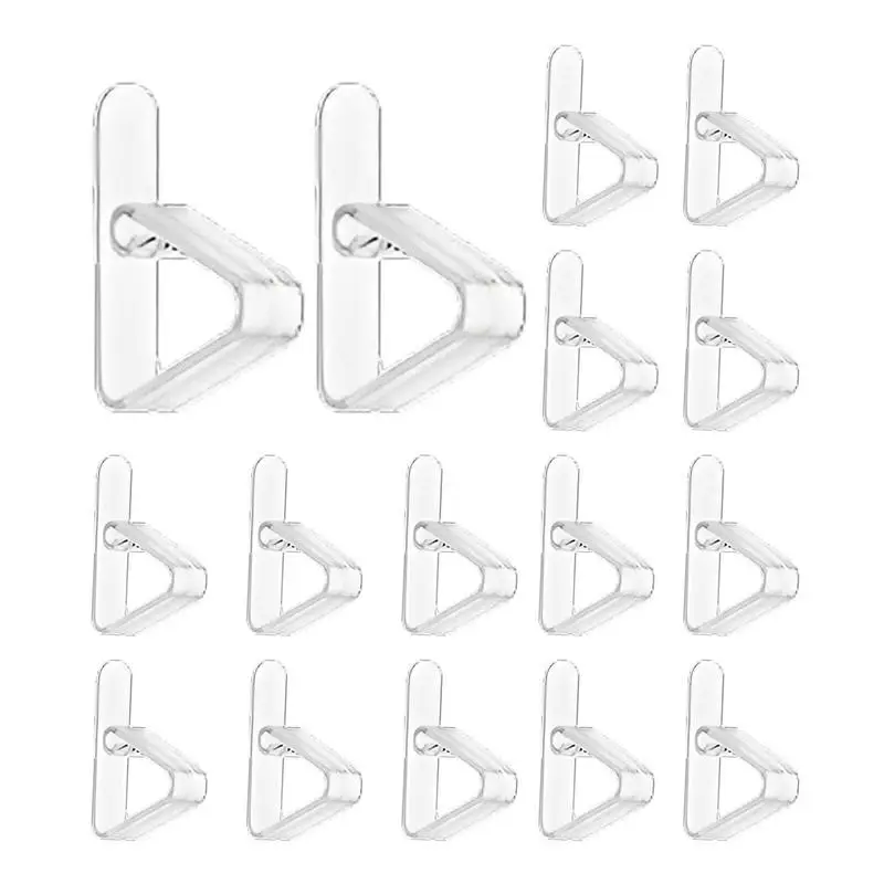

16Pcs Plastic Tablecloth Tables Useful Clips Holder Cloth Clamps Party Picnic Wedding Prom Multi-function Tablecloth Clip