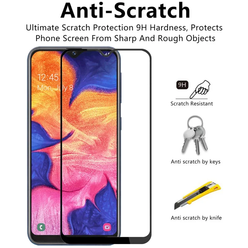9d защитный чехол из закаленного стекла для samsung a10e на galaxy a 10e 10 a10 e защитная сумка