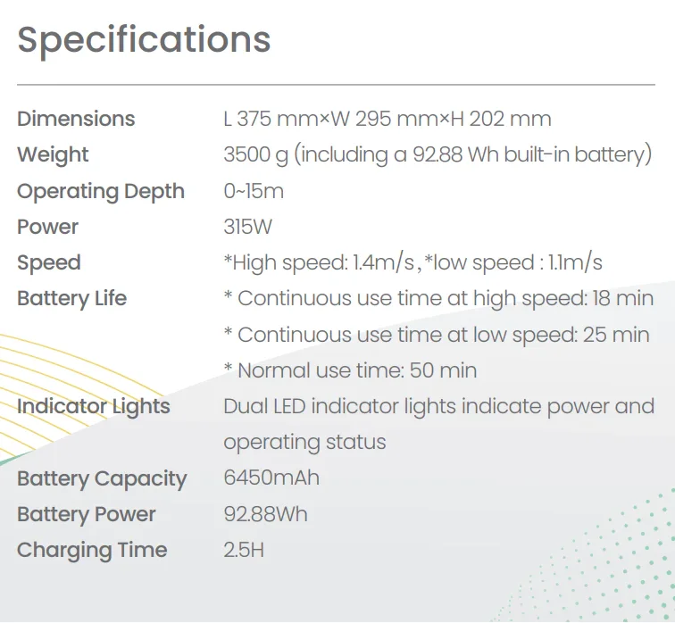 Подводный самокат Camoro Sublue усилитель воды Hagul Little Hi-Beast EZ Flyer электрический для