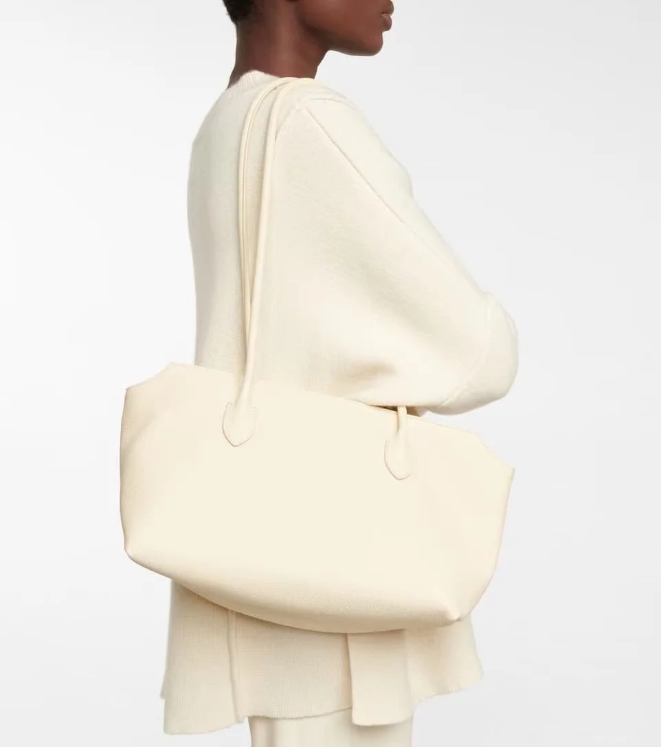 

Handle Same Style Commuting Simple Cowhide Handbag Suede Lcu Row Large Capacity Tote Bags