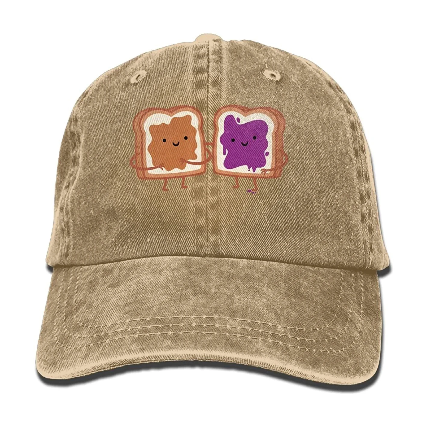 

Baseball Jeans Cap Peanut Butter And Jelly Men Snapback Caps Style Low Profile