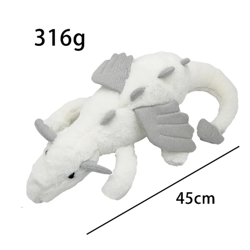 Dinosaur Weighted Plush Game Character Plushie Doll Soft Stuffed For Kids Cartoon Snow Dragon Plush Animal Flying Dragon