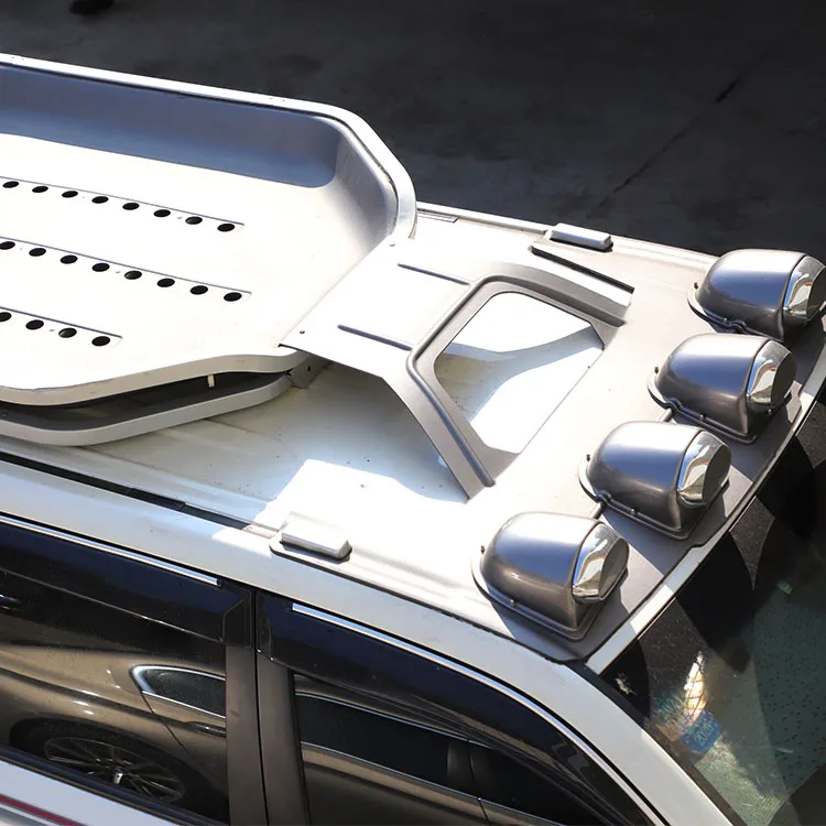 

Waterproof Car Roof Boxes/frame LED Spotlight Roof Racks Luggage Carrier for Outdoor Travel