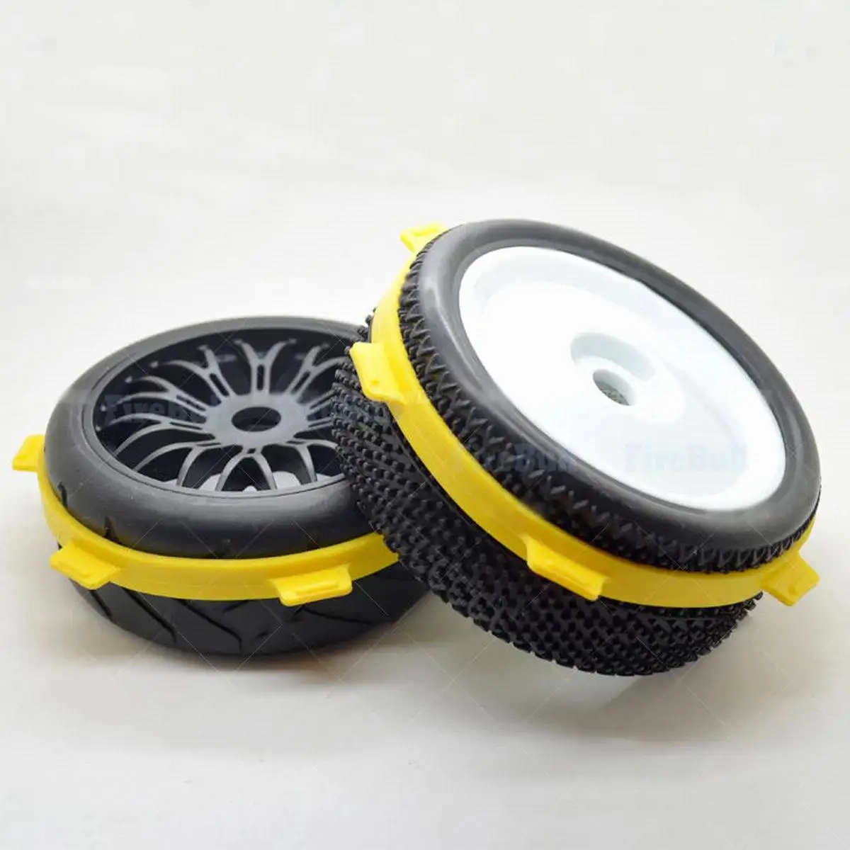 2pcs Tire mounting band For 1/8 Buggy & 1/10 Short RC Car tyre wheel glue assist