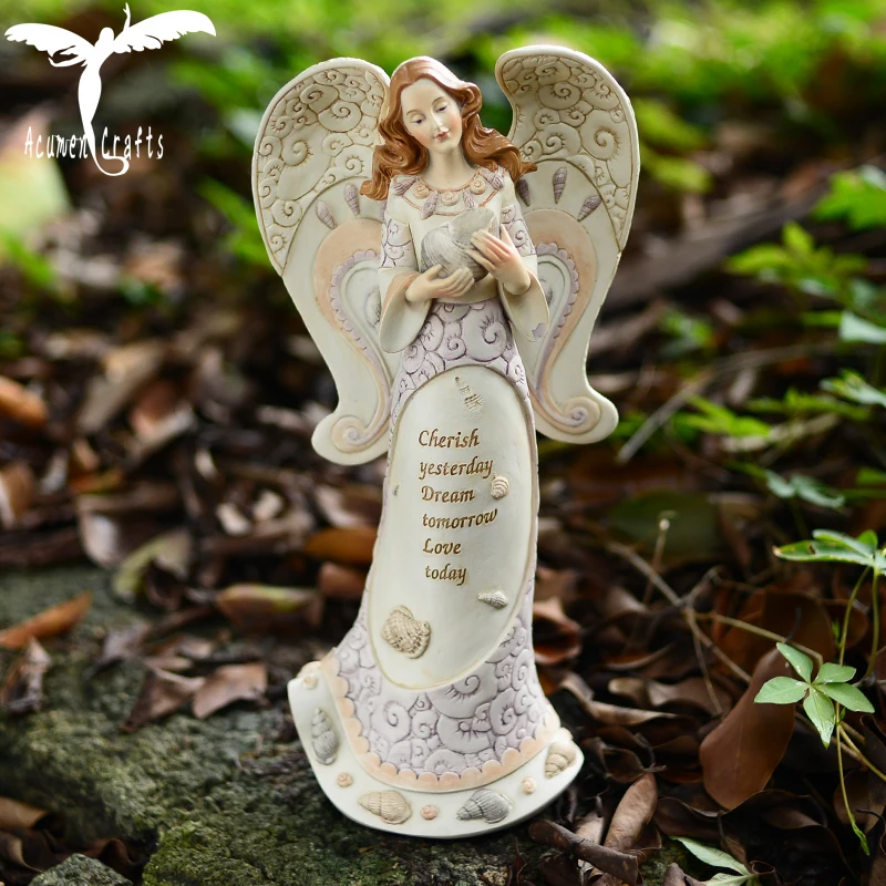 Креативная полимерная скульптура ангела океана домашний декор украшение для